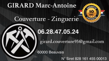 Logo Girard Couverture — partenaire couvreur de Moda Charpente